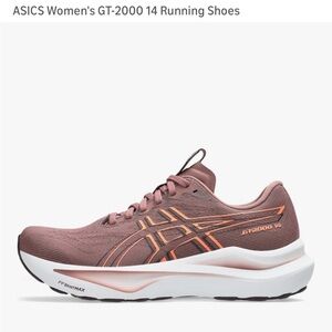 ASICS Women's GT-2000 14 Athletic Shoes - Mauve and Orange